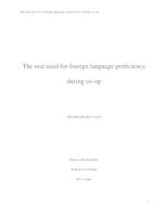 prikaz prve stranice dokumenta The real need for foreign language proficiency during co-op