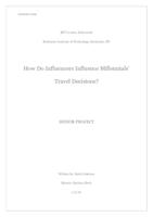 prikaz prve stranice dokumenta How Do Influencers Influence Millennials’ Travel Decisions?