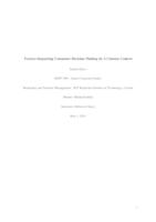 prikaz prve stranice dokumenta Factors Impacting Consumer Decision Making In A Cinema Context