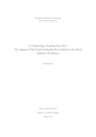 prikaz prve stranice dokumenta Is Technology Stealing Our Jobs?  The Impact of the Fourth Industrial Revolution on the Hotel  Industry Workforce