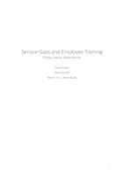 prikaz prve stranice dokumenta Service Gaps and Employee Training  Fixing Luxury Experiences