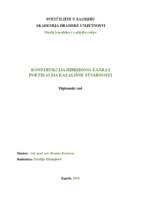 prikaz prve stranice dokumenta Konstrukcija hibridnog žanra i poetizacija kazališne stvarnosti (Prilog)