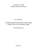 prikaz prve stranice dokumenta Autorski dokumentarni filmovi Karpa Godine i njihov utjecaj na suvremene autore