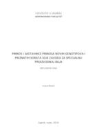 prikaz prve stranice dokumenta Prinos i sastavnice prinosa novih genotipova i priznatih sorata soje Zavoda za specijalnu proizvodnju bilja