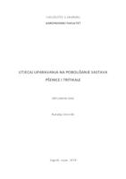 prikaz prve stranice dokumenta Utjecaj uparavanja na poboljšanje sastava pšenice i tritikale