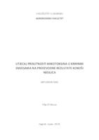 prikaz prve stranice dokumenta Utjecaj prisutnosti mikotoksina u krmnim smjesama na proizvodne rezultate kokoši nesilica