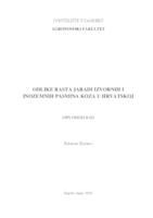prikaz prve stranice dokumenta Odlike rasta jaradi izvornih i inozemnih pasmina koza u Hrvatskoj
