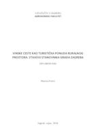 prikaz prve stranice dokumenta Vinske ceste kao turistička ponuda ruralnog prostora: stavovi stanovnika Grada Zagreba