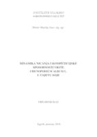 prikaz prve stranice dokumenta Dinamika nicanja i kompeticijske sposobnosti vrste Chenopodium album L. u usjevu soje