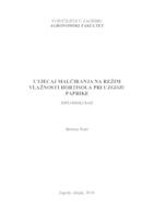 prikaz prve stranice dokumenta Utjecaj malčiranja na režim vlažnosti hortisola pri uzgoju paprike