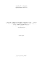 prikaz prve stranice dokumenta Utjecaj ektomikorize na polifenolni sastav vina sorte 'Portugizac'