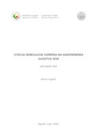 prikaz prve stranice dokumenta Utjecaj inokulacije sjemena na agronomska svojstva soje