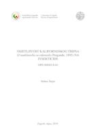 prikaz prve stranice dokumenta Osjetljivost kalifornijskog tripsa (Frankliniella occidentalis Pergande, 1895) na insekticide