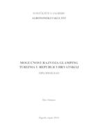 prikaz prve stranice dokumenta Mogućnost razvoja glamping turizma u Republici Hrvatskoj