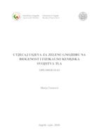 prikaz prve stranice dokumenta Utjecaj usjeva za zelenu gnojidbu na biogenost i fizikalno kemijska svojstva tla