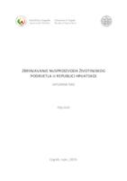 prikaz prve stranice dokumenta Zbrinjavanje nusproizvoda životinjskog porijekla u Republici Hrvatskoj