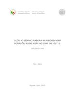 prikaz prve stranice dokumenta Ulov po jedinici napora na ribolovnom području rijeke Kupe od 2008. do 2017. godine