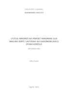 prikaz prve stranice dokumenta Utjecaj mikorize na prirod i randman ulja masline sorte 'Lastovka' na zapadnom dijelu otoka Korčule