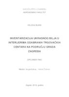 prikaz prve stranice dokumenta Inventarizacija ukrasnog bilja u interijerima odabranih trgovačkih centara na području grada Zagreba