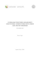 prikaz prve stranice dokumenta Utvrđivanje prostorne varijabilnosti vegetativnog i generativnog rasta vinove loze unutar vinograda