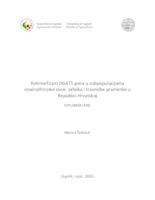 prikaz prve stranice dokumenta Polimorfizam DGAT1 gena u subpopulaciji istočnofrizijske ovce, safolka i travničke pramenke u Republici Hrvatskoj