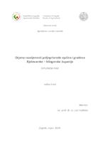 prikaz prve stranice dokumenta Ocjena razvijenosti poljoprivrede općina i gradova Bjelovarsko - bilogorske županije