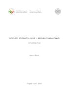 prikaz prve stranice dokumenta Povijest fitopatologije u Republici Hrvatskoj