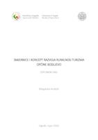 prikaz prve stranice dokumenta Smjernice i koncept razvoja ruralnog turizma općine Bosiljevo