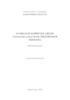 prikaz prve stranice dokumenta Suzbijanje koprivine grinje (Tetranychus urticae Koch) nekemijskim mjerama