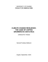 prikaz prve stranice dokumenta Climate change resilience: the case of coffee growers in Costa Rica