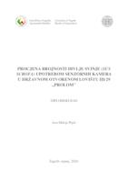prikaz prve stranice dokumenta Procjena brojnosti divlje svinje (Sus scrofa) upotrebom senzornih kamera u državnom otvorenom lovištu III/29 "Prolom"