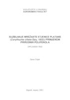 prikaz prve stranice dokumenta Suzbijanje mrežaste stjenice platane (Corythucha ciliata (Say, 1832)) primjenom prirodnih polifenola