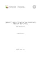 prikaz prve stranice dokumenta Segmentacija potrošača autohtonih sireva u Hrvatskoj