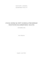 prikaz prve stranice dokumenta Utjecaj ozona na vrste Klebsiella pneumoniae rezistentne na karbapenem i kolistin