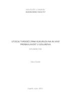 prikaz prve stranice dokumenta Utjecaj tvrdoće zrna kukuruza na in vivo probavljivost u golubova