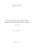 prikaz prve stranice dokumenta Kinetika razgradnje karotenoida tijekom skladištenja zrna kukuruza različitih hibrida