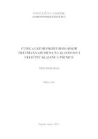 prikaz prve stranice dokumenta Utjecaj kemijskih i bioloških tretmana sjemena na klijavost i veličinu klijanca pšenice