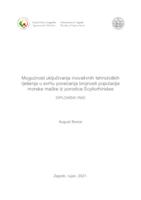 prikaz prve stranice dokumenta Mogućnost uključivanja inovativnih tehnoloških rješenja u svrhu povećanja brojnosti populacije morske mačke iz porodice Scyliorhinidae