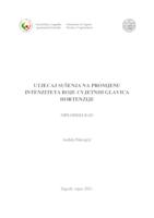 prikaz prve stranice dokumenta Utjecaj sušenja na promjenu intenziteta boje cvjetnih glavica hortenzije