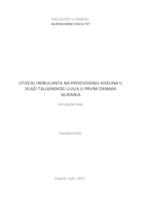 prikaz prve stranice dokumenta Utjecaj inokulanta na proizvodnju kiselina u silaži talijanskog ljulja u prvim danima siliranja