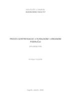prikaz prve stranice dokumenta Proces gentrifikacije u ruralnom i urbanom području