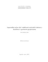 prikaz prve stranice dokumenta Usporedba vučne sile i stabilnosti voćarskih traktora s kotačima i s gumenim gusjenicama