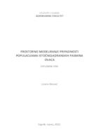 prikaz prve stranice dokumenta Prostorno modeliranje pripadnosti populacijama istočnojadranskih pasmina ovaca