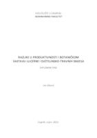 prikaz prve stranice dokumenta Razlike u produktivnosti i botaničkom sastavu lucerne i djetelinsko-travnih smjesa
