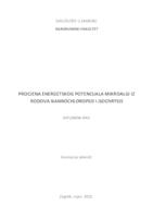 prikaz prve stranice dokumenta Procjena energetskog potencijala mikroalgi iz rodova Nannochloropsis i Isochrysis