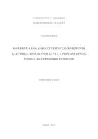 prikaz prve stranice dokumenta Molekularna karakterizacija kvržičnih bakterija izoliranih iz tla s poplavnjenog područja županjske Posavine