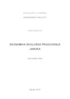 prikaz prve stranice dokumenta Ekonomika ekološke proizvodnje jabuka