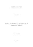 prikaz prve stranice dokumenta Populacija trčaka (Carabidae) u voćnjaku jabuke