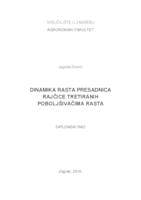 prikaz prve stranice dokumenta Dinamika rasta presadnica rajčice tretiranih poboljšivačima rasta