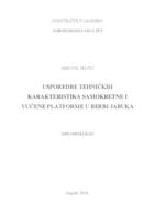 prikaz prve stranice dokumenta Usporedbe tehničkih karakteristika samokretne i vučene platforme u berbi jabuka